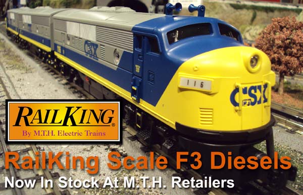 RailKing Scale F-3 Diesels | MTH ELECTRIC TRAINS