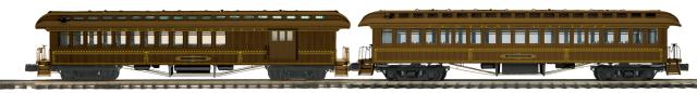Premier 2-Car 64’ Woodsided Passenger Add-On Set